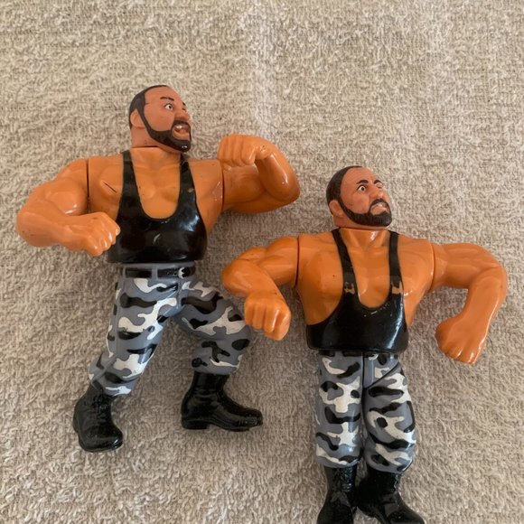 Vintage 90s WWF Ultimate Warrior Titan Sports Wrestling Action Figures Hasbro - Picture 3 of 11